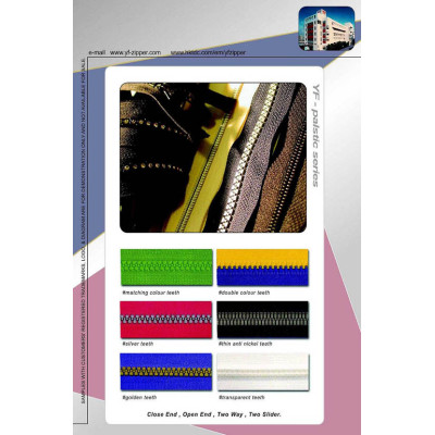 YF Plastic zipper 002